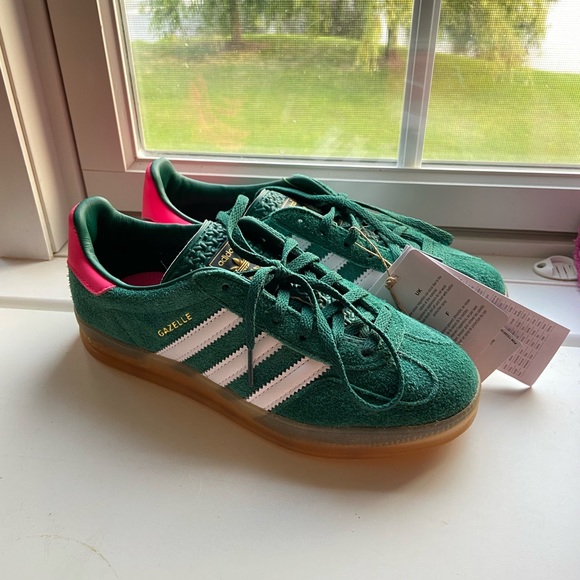 adidas Originals Shoes - Green adidas originals gazelle indoor sneakers 🐛